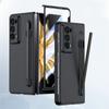 Роскошный защитный чехол для Honor Magic V2, матовый, с прозрачным экраном и однотонной задней крышкой из ударопрочного жесткого пластика