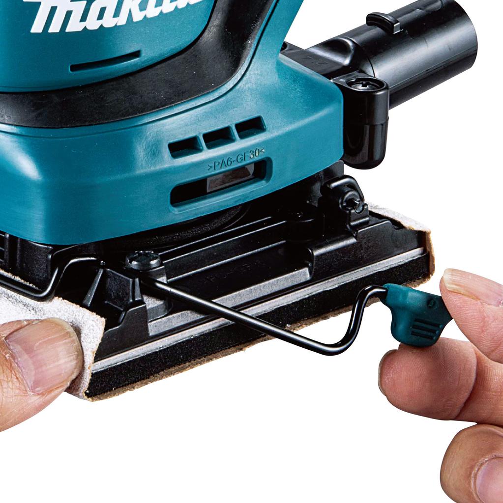 Makita BO483DZ Rechargeable Dustproof Mini 18V and Charger Sold Sander, (Battery Separately)