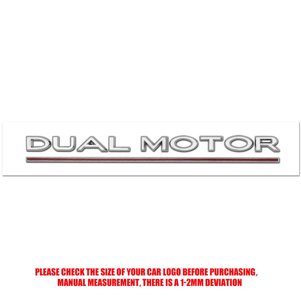 Car Original ABS Letter Logo Rear Tailgate Trunk Emblem Stickers For Tesla MODEL 3 MODEL Y SpaceX DUAL MOTOR Model S Model X