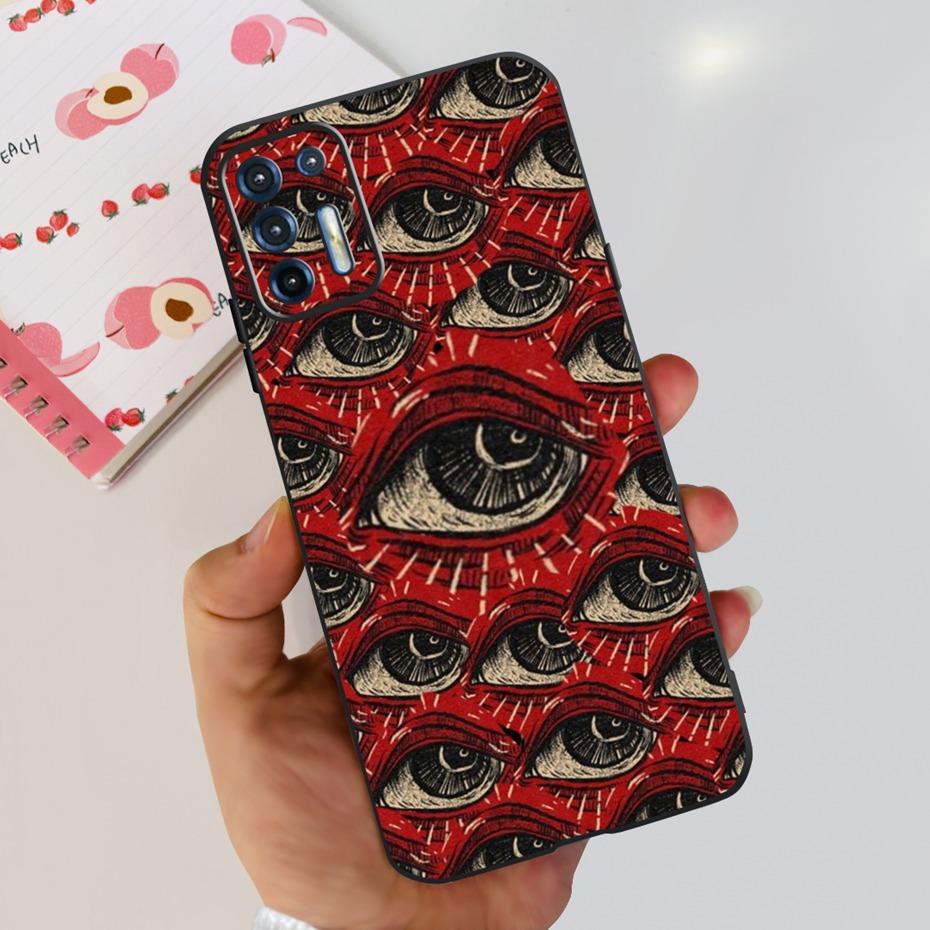 Чехол для телефона Motorola Moto G9 Plus Модный дизайн Мягкая ТПУ крышка Для Motorola Moto G9 Power MOTO G9Plus Черный силиконовый бампер