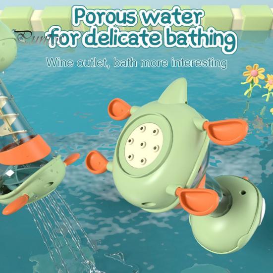 Игрушка для ванны «Динозавр» для младенцев, игрушка для ванны с разбрызгивателем, спиральный поток воды, равномерный выход, дизайн детского душа, пасхальная корзина, наполнители, подарок