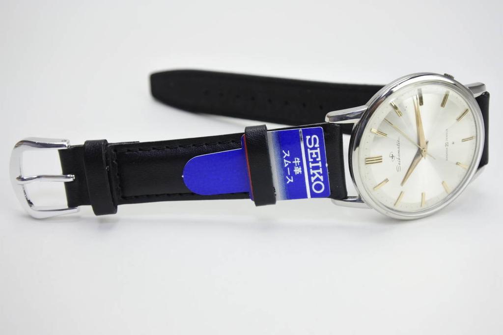 Шедевр SEIKO SEIKOMATIC 20 камней Автоматические часы с новым кожаным ремешком Seiko Модель Отличное состояние Мужские 1960-х годов