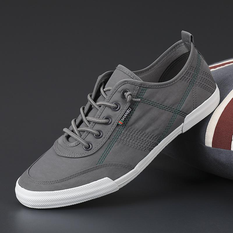 Новая весенняя мужская обувь Модная обувь Парусиновая обувь Корейский стиль Универсальная модная повседневная обувь Дышащая обувь для сноуборда