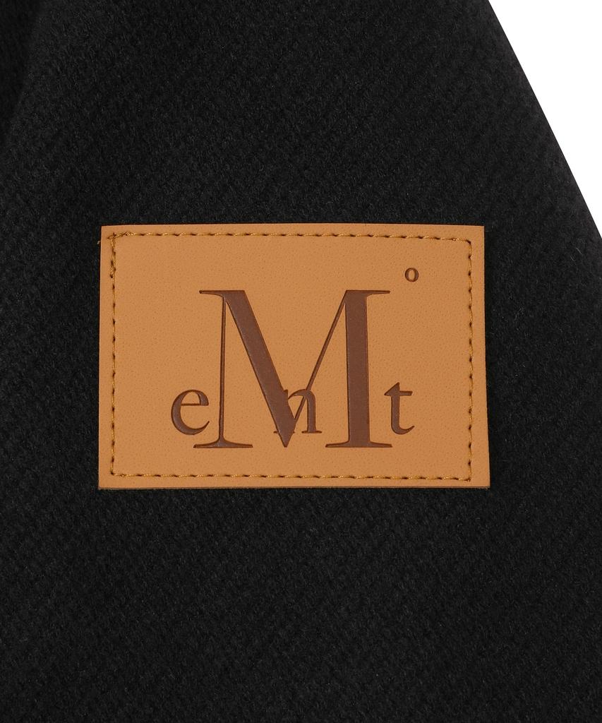 Mucent [Pin Badge Included] Molen Flap Hooded Duffle Short Coat Unisex (2 Colors)