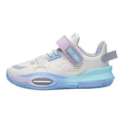 Баскетбольные кроссовки Li Ning All City 10 Low для детей, цвет белый, синий, фиолетовый YKNS066-1