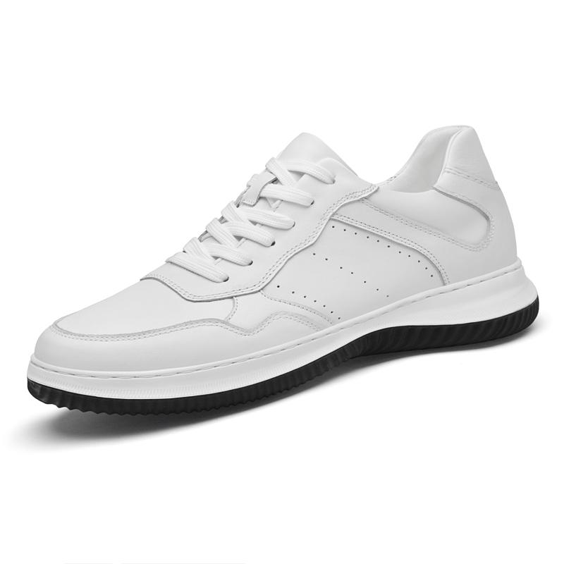 Fashion Genuine Leather Mens Skateboard Shoes Lightweight Sneakers High Quality Male Skateboard Footwear Casual Shoes New Comfy Trainers