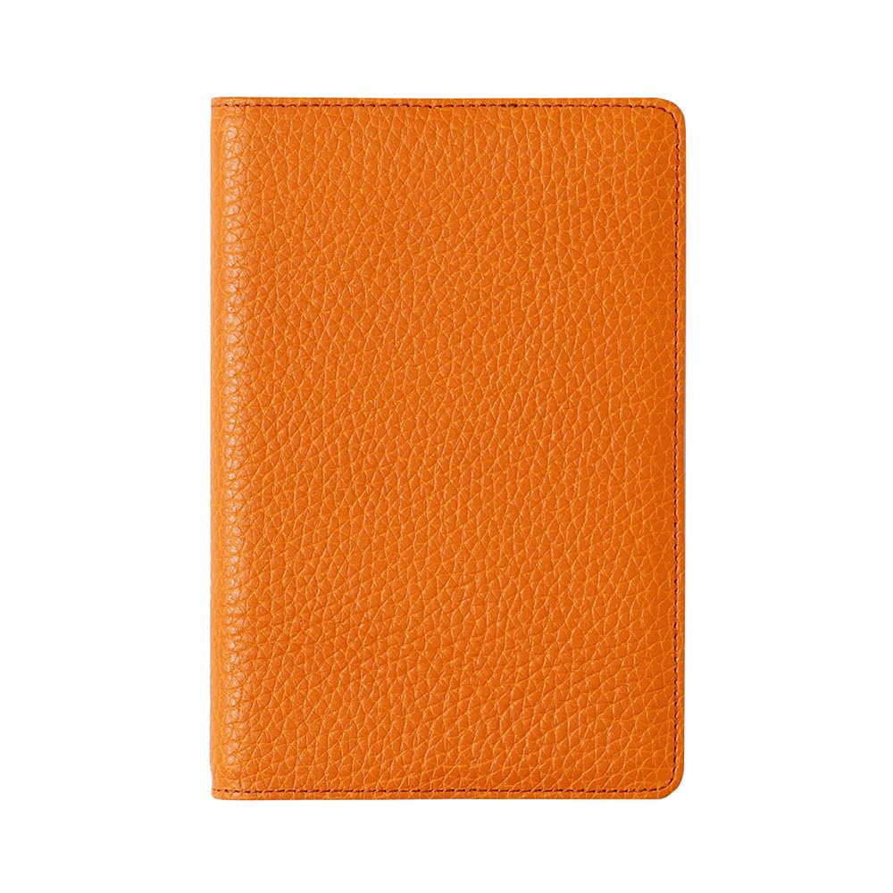 QUOVADIS Genuine Leather Notebook Cover 10 X 15 Cm Orange QUOVADIS Qv10x1530or (cowhide) "Tail"