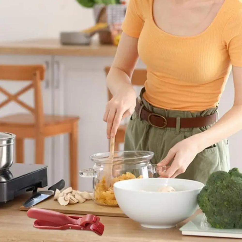 Non-slip Hot Bowl Gripper Anti Scald Bowl Tongs Multifunctional Dish Clip Oven