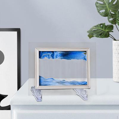 3D Природный Пейзаж Текучая Картина Искусство Движущийся Песок Фото Песочные Часы Украшения для Детей