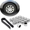 Caps Auto Hub Caps 17mm 20pcs/pack Car Exterior Decor Bolt Covers Screw Covers Screw Caps Bolt Caps