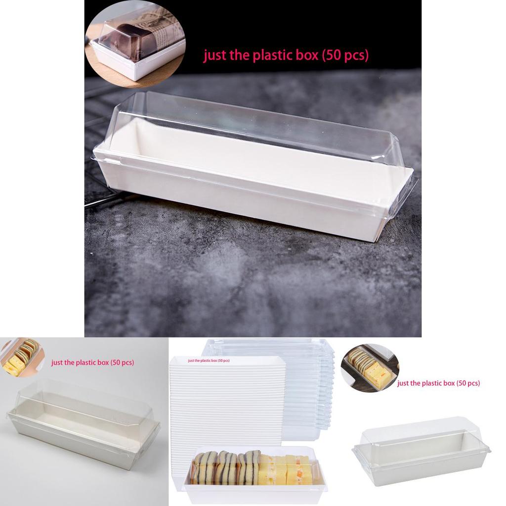 Высококачественная белая картонная коробка для длинной квадратной трехминутной бумажной коробки с мясной нитью, маленьким пирогом с яичным желтком в форме ракушки, слоеным пирогом, коробка для рулона полотенца