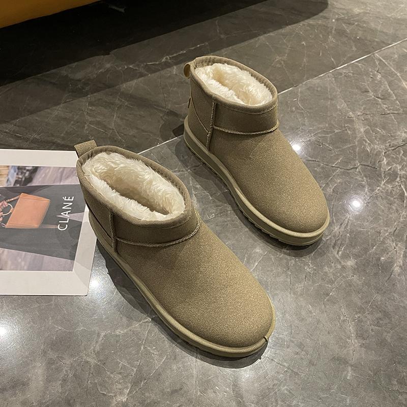 Fashion New Non-slip 2024 Hot Sale Winter Women Ankle Boots Warm Short Plush Flat with Outdoors Women's Snow Boots Botines De Mujer