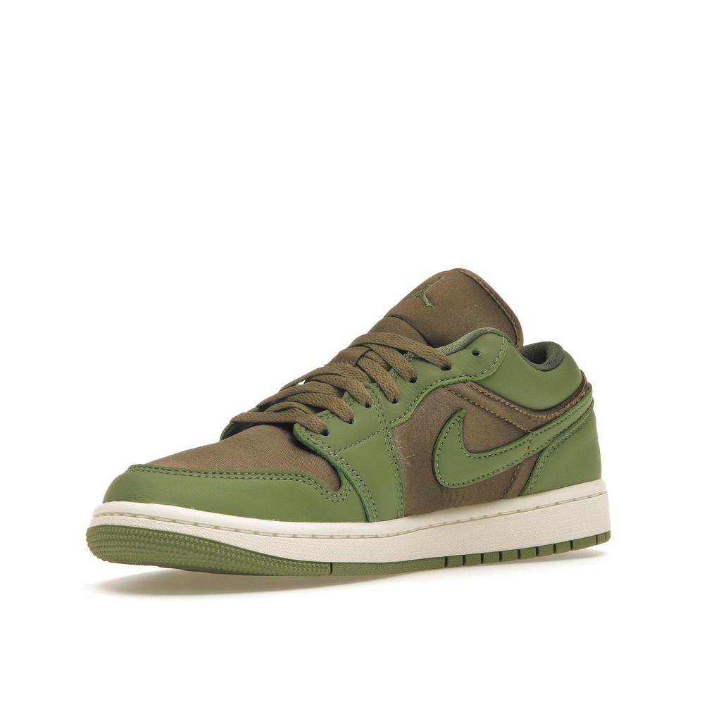 Air Jordan 1 Low SE Olive Brown Kelp Женские кроссовки Green Sky-J-Light-Olive Sail FB9893-300