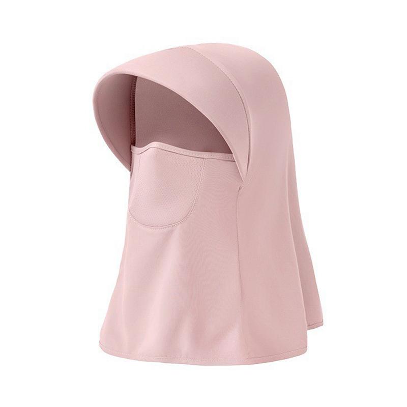 1 шт. защитная маска для лица простая интегрированная всеобъемлющая дышащая наружная солнцезащитная шапка для защиты шеи вискозная нить