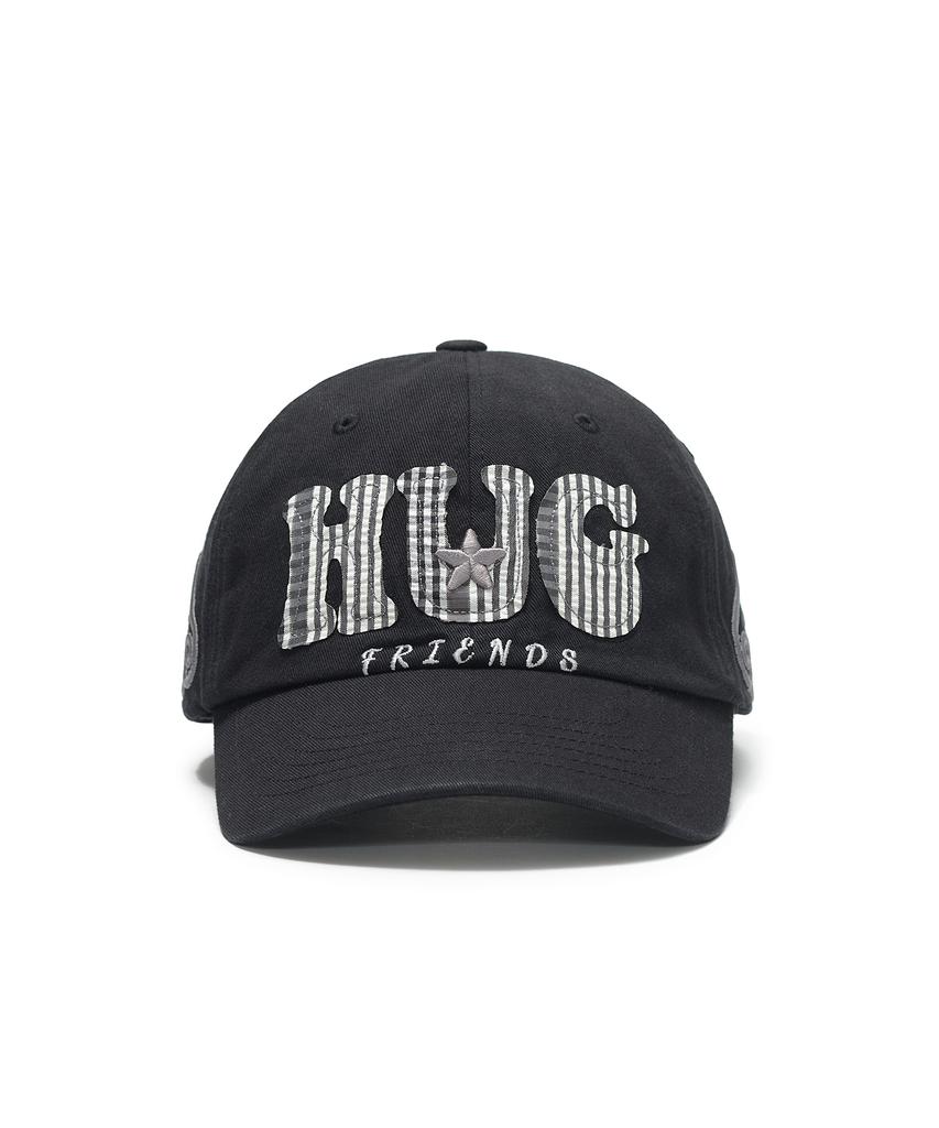 ОБНИМИ СВОЮ КОЖУ Кепка Hug Friends (черный)
