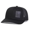 Net Baseball Label Leather Black Cross Neutral Gender Women  Men For Caps Spring Summer Outdoor Sunscreen Hat Adjustable Casual Trucker Hats