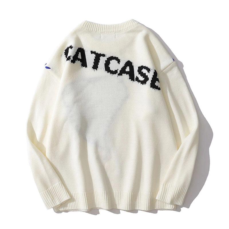 Вязаные уродливые свитера с кисточками в форме сердца, мужские винтажные повседневные свободные свитера в стиле хип-хоп с круглым вырезом, пуловер в студенческом стиле, пары