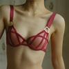 European & American French Lingerie: Sexy, Comfortable Push-up Bra with Soft Underwire & Breathable Anti-sag Design