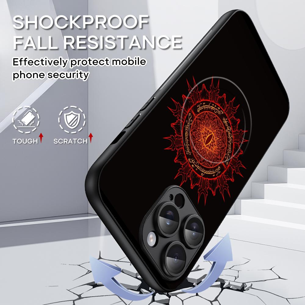 Лорд Кольца Рохан-край крутой плакат Чехол для телефона Для iPhone 17 16 15 14 13 12 Plus Pro Max Высококачественный Люксовый Magsafe Овчина