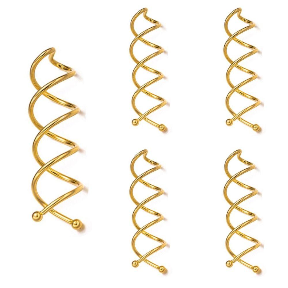 5pcs Hair Fairy Screw Bobby Pin Bridal Headwear Hairpin Ornaments Spiral Hair Clip  Women