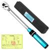 Preset Torque Wrench, 9.5mm (3/8") Drive, 5-60Nm, for Car Tire Changes, Bicycle Repairs, and Motorcycles, Includes Storage Case, Calibration Certifica