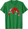 Grunge Valentine Hearts Couples Matching Graphic Tee Distressed Pink and Red Love T-Shirt