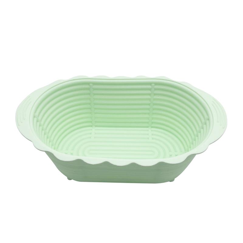 Складная силиконовая корзина для закваски, форма для выпечки хлеба, прочная хлебная корзина для расстойки