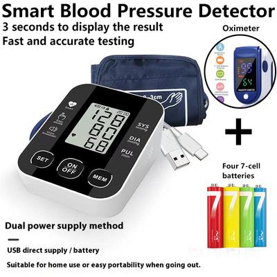 Умный тонометр Автоматический цифровой тонометр для измерения артериального давления и пульса