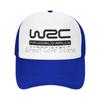Сетчатая бейсболка WRC World Rally Championship для активного отдыха, гонок на раллийных автомобилях, с застежкой snapback, летняя, дышащая, с козырьком