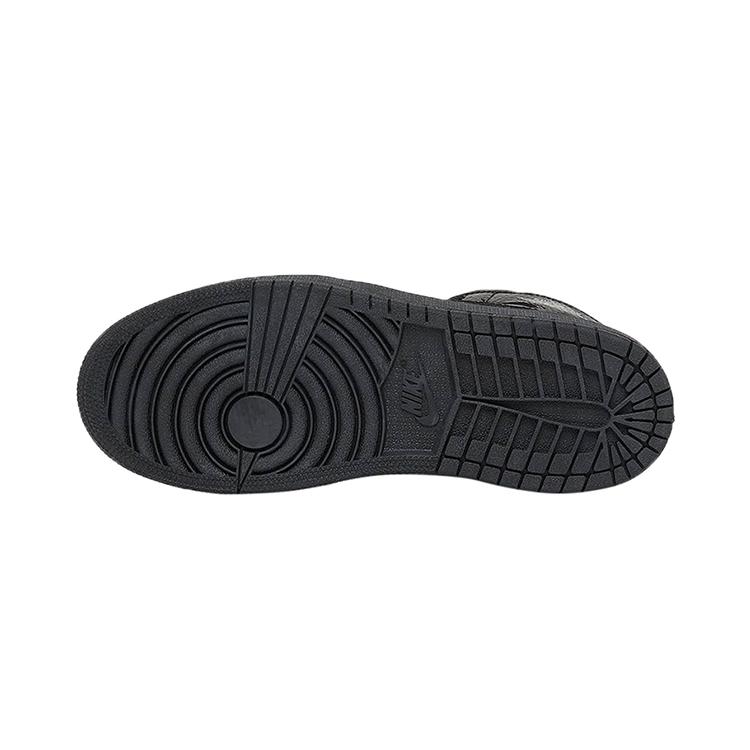 Jordan 1 Mid Triple Black Tumbled Leather PS 640734-091