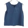 BEAMS HEART Блузка без рукавов S Синий темно-синий топы Женщины Б/у