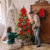 6cm Wide Christmas Tree Ribbon Velvet Bow Decorative Ribbon Gift Ribbon  Christmas Decorations