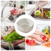 Кухонный набор дуршлагов, многофункциональная миска для мытья и сито, двухслойная сливная ванна, корзина для мытья фруктов и овощей