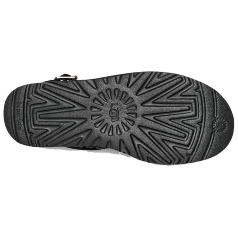 UGG Короткие зимние ботинки Женские черные кроссовки 1144041-BLK