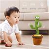 Hot Sale Plush Musical Toys Gifts Funny Doll Chidlren Kids Dancing Cactus Dance Toy Singing and Dancing Illuminated Record Swing Twisted Electric