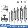 5/6Pcs Metal Combined Center Drills 60-Degree Angle Countersink Drill Countersink Tools