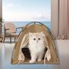 Палатка для кошек Pop-Up Палатка для питомцев Моющаяся Водонепроницаемая Укрытие с ковриком