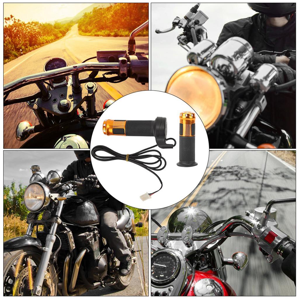 1 пара универсальных электрических самокатов поворотная ручка ручка газа левая правая замена кабеля 1,45 м