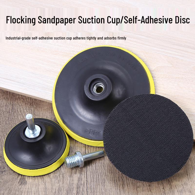 Шлифовальный артефакт: Шлифовальная бумага с флоком на присоске для УШМ – Самоклеящийся диск для деревообработки и полировки стен.