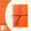 Retro Leaf Ring-Bound Travel Journal Notebook