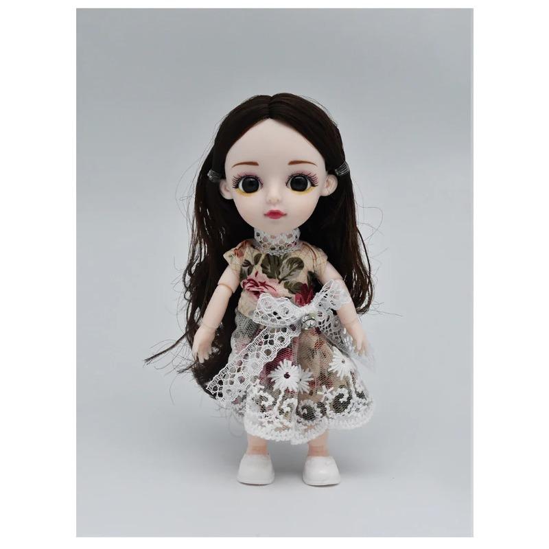 1/12 Кукла BJD шарнирная подвижная кукла-фигурка 16 см модель тела одевалка с юбками туфлями детская игрушка для игры в домик подарок для девочки