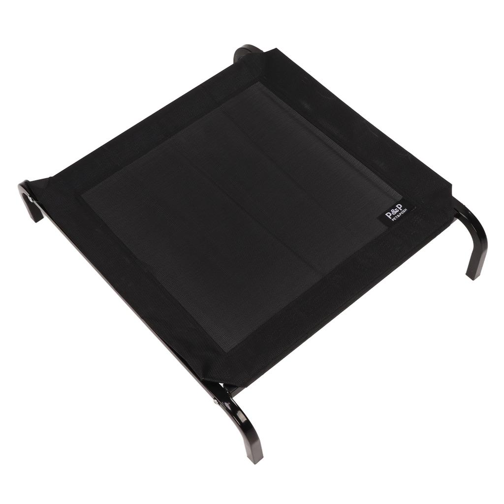 Elevated Dog Bed Breathable Washable Removable Mesh Iron Frame Portable Cooling Raised Dog Cot for Outdoor Camping