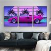 Несколько штук Synthwave Countach Retrowave автомобильные постеры, холст, картина, настенная картина для гостиной, украшения дома