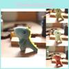 Super Soft Cute Plush Dinosaur Keychain T-rex Stuffed Animal Bag Accessory