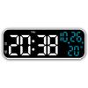 Electronic Clock Simple Alarm Clock Multi Function LED Clock Multiple Alarm Clock
