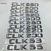3D ABS For Mercedes-Benz W209 CLK Class CLK55 CLK63 CLK200 CLK220 CLK230 CLK550 Emblems Tail Logo Chrome Stickers Accessories