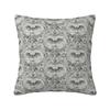 Custom Halloween Goth Bat Throw Pillow Case Living Room Decoration 3D Print Sofa Chair Cushion Cover Polyester Cozy Pillowslip