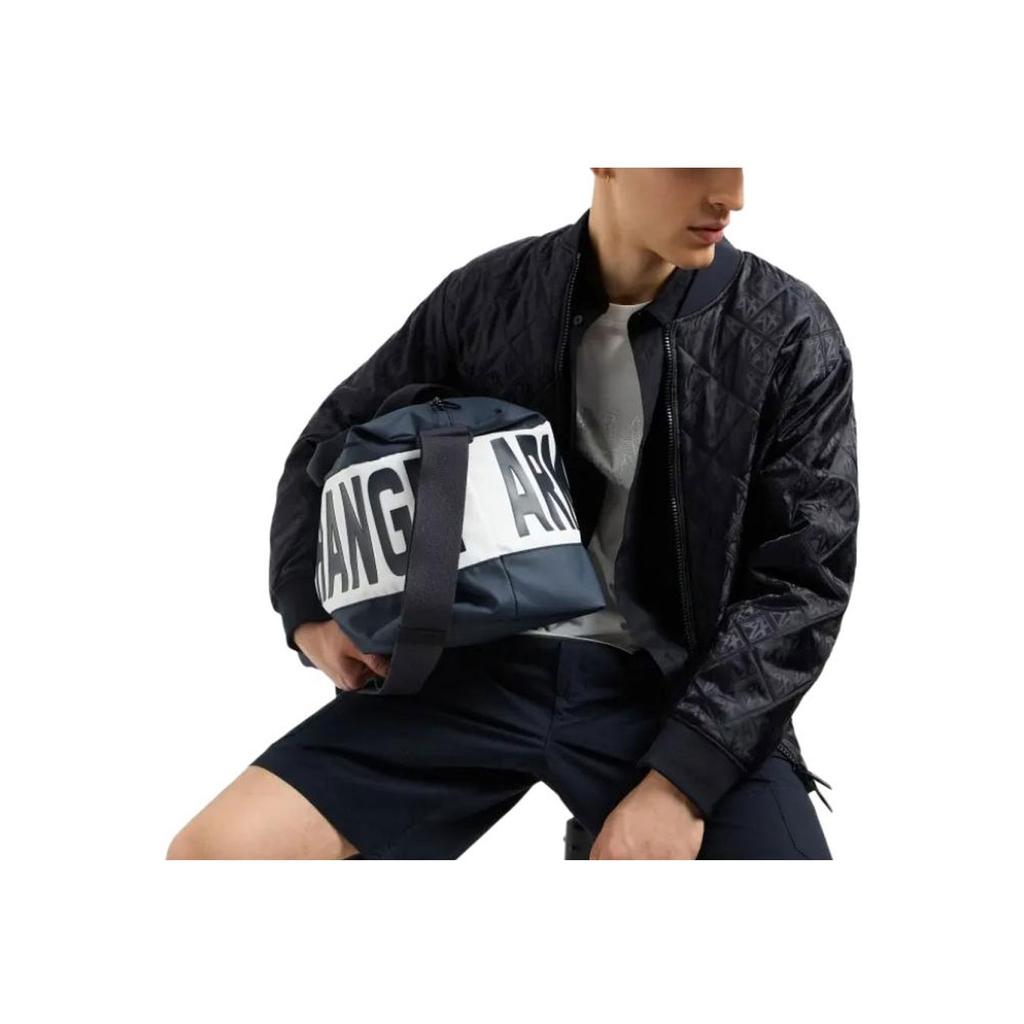 Armani Exchange Однотонная рубашка с пуговицами и длинным рукавом для мужчин рубашки Глубокий темно-синий XM000197-AF12179-UB101