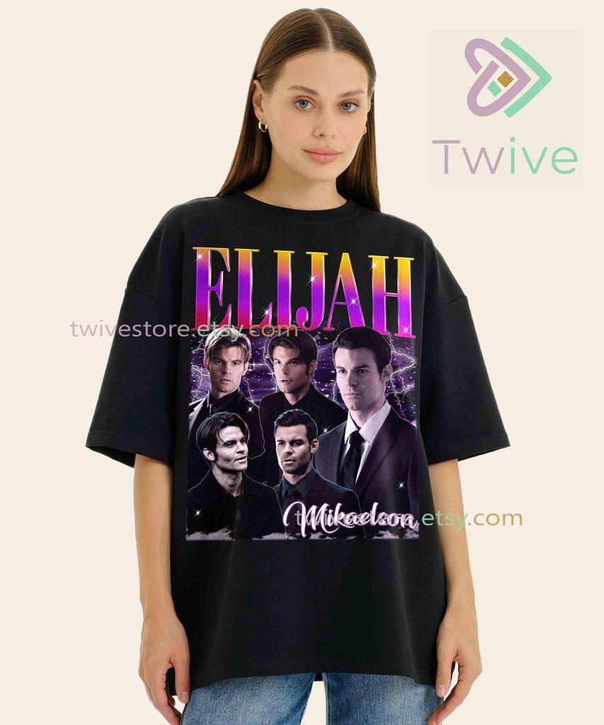 Vintage Elijah Mikaelson Shirt - Unisex Cotton Blend Sweatshirt