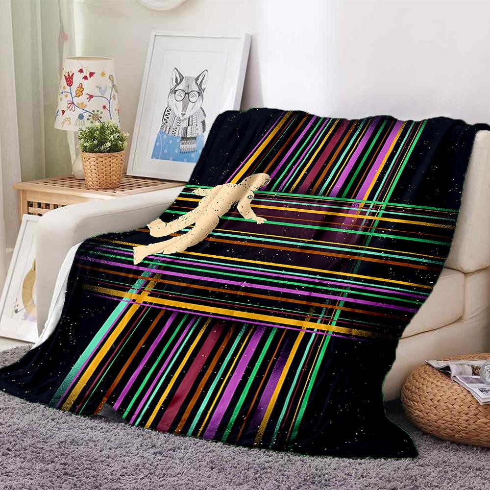 1pc Space Astronaut Blanket, Lightweight Flannel Throw Blanket for Sofa, Bed, Travel, Camping, Living Room, Office, Couch084